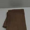 Nanspring Tobacco Brown Linen Curtains 84 Inches Long for Living Room Back Tab Luxury Light Filtering Privacy Semi Sheer Curtain Farmhouse Decor Boho Textured Drapes for Bedroom, Size: 44" x 63", 2 Panels