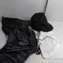 12 ft Giant Sized Skeleton Costume Set Top Hat, White Ruff, Black Cape, Lantern & Dog Leash for 12 ft Tall Halloween Skeleton and Dog, Not Include Skeletons