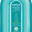 Method Hardwood Floor Cleaner Squirt + Mop Bottle, Spearmint Sage, For Sealed Hardwood and Laminate Floors, 25 Fl Oz (Pack of 1)