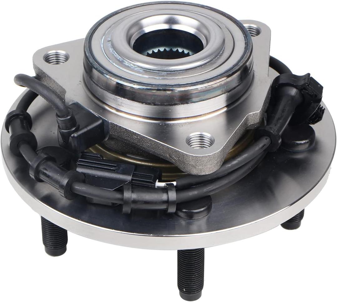 KUSATEC 515073 Front Wheel Hub and Bearing Assembly Compatible with Dodge Ram 1500 2002 2003 2004 2005, 5 Lugs w/ABS