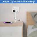 Electrical Outlet Extender Features USB-A,USB-C,2 AC Outlets,Wall Power Socket Expander Stick,Extendable Rotating Electric Outlet Plug Adapter Nightstands,Sofa,Desks and More Hard to Reach Space (A01)