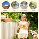 PATPAT Baby & Toddler Girl Ribbed Knit Cotton Dress Versatile Sleeveless Summer Tank & Long Sleeve Fall Dress, Sizes 3M6Y