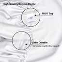 California King Size Fitted Sheet Only White, 100% Egyptian Cotton 600 Thread Count, 16" Deep Pocket Premium Cotton Mattress Sheet (1 Bottom Sheet Only)