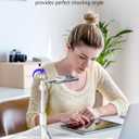 UBeesize Magnetic Tripod for iPhone with Remote, 64 Extendable Phone Stand for Video Recording/Vlogging, N52 Strong Holder for iPhone 12-15/Android, Portable Travel Selfie Stick Tripod(White)