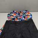 Daci Plus Size Tankini Swimsuit for Women - Two Piece Tummy Control Bathing Suit Tankini Top with Two Pockets Shorts, 18W