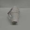 Royal Designs, Inc. BS-704UT-8WH True Bell Basic Lamp Shade with UNO Fitter, 4" x 8" x 6.5", White