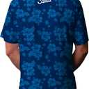 Blue 84 NHL Mens NHL Officially Licensed Short Sleeve Performance Polo Floral (X-Large, Team Color)