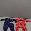 Simple Joys by Carter's Baby Boys' 2-Way Zip Thermal Footed Sleep and Play, Pack of 2 size 3-6M