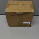 Unique Toilet Plunger and Brush, Silicone Brush and Heavy Duty Toilet Plunger Set with Ventilated Holder, 2-in-1 Toilet Brush and Plunger Combo for Bathroom Cleaning-New Pack (White)