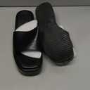 Oiamenne Platform Sandals Women Comfortable Open Toe Wedge Sandals Slip On Platform Slides for Women Padded Summer Casual Beach Shoes Size 8.5