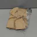 Truform 20-30 mmHg Compression Stockings for Men and Women, Thigh High Length, Dot-Top, Open Toe, Beige, X-Large