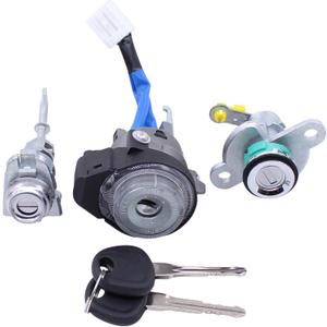 MOTOKU Ignition Switch and Door Lock Cylinder with 2 Keys Set for Hyundai Elantra 2007-2010