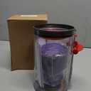7.79in Large Dust Bin Replacement for Dyson V10 SV12 Models,Canister Bin for Part No.969509-01 and Filter No.969082-01 for Absolute/Absolute Pro/Animal/Animal Extra/Total Clean