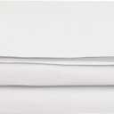 Elegant Comfort Premium Hotel Quality 1-Piece Flat Sheet, Luxury and Softest 1500 Premium Hotel Quality Microfiber Bedding Flat Sheet, Wrinkle-Free, Stain-Resistant, California King, White