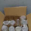 MATAHUM 9Pcs Large Votive Candle Holders 2.8 * 3.2in Gold Tea Light Candle Holders Glass Candle Holder for Wedding, Bridal Shower, Table Centerpiece, Party, Home Decor