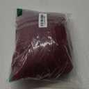 Kingfancy Women's Winter Skirts 2 Layered Tulle Tiered Long Skirts Elastic Waist A-Line Midi Skirts (Medium, Burgundy)