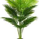 Artificial Plants in Pots Large Fake Tree Floor Faux Tropical Plants Decorative Greenry House Potted Tall for Home Office Living Room Decor Indoor Garden Outdoor (80cm Tall Palm)