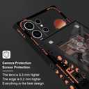 Gencyfu for Samsung Galaxy S24 Ultra Case, Astronaut Pattern Slim Liquid Silicone Anti Slip for Galaxy S24 Ultra Phone Case 6.8 inch, Space Black