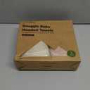 KeaBabies 2-Pack Hooded Baby Towels for Newborn - 30x30 Soft & Absorbent Viscose from Bamboo Baby Bath Towels with Hood for Infant, Toddler,Kids,Boys Girls,Newborn Bath Essentials (Almond, Petite)