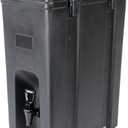 Carlisle FoodService Products Cateraide Insulated Beverage Dispenser with Handles for Catering, Events, Kitchens, And Restaurants, Plastic, 5 Gallons, Black