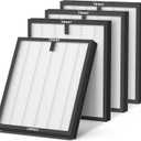 CHIVALZ 4 Pack HY4866 True HEPA Replacement Filters Compatible with MORENTO HY4866 Air Purifier, WESTHEY HY4866 Air Purifier and YIOU M1 Air Cleaner Purifier, Original Version