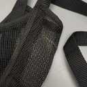 Coastal Pet Best Fit Adjustable Mesh Dog Muzzle - Soft Muzzle for Grooming Dogs with Open Front Design - Gentle, Durable Mesh for Temporary Muzzling - Black, 7" (7 inch (Size 5) (Pack of 1))