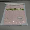 PRETTYGARDEN Women's Lace Long Sleeve Button Down Blouse (Pink, M)