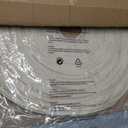 Large Paper Pendant Light with Cord and Canopy, 23.6in Off White