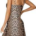 Vrtige Women's Sexy Lace V Neck Strap Full Slip Babydoll Chemise Nightgown Lingerie (XS)