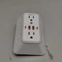 JcBlaon Outlet Extender Surge Protector - 6 Outlet Splitter with 4 USB Ports (2 USB C), Multiple Plug Expander Wall Charger, 3 Sided Multi Plug Wall Adapter Power Strip for Home Office Kitchen Travel