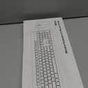 Wireless Keyboard and Mouse Combo, Full Size Silent Ergonomic Keyboard and Mouse, Long Battery Life, Optical Mouse, 2.4G Lag-Free Cordless Mice Keyboard for Computer, Mac, Laptop, PC, Windows (Black)