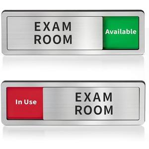 Exam Room Door Sign,Do Not Disturb- In Use/ Slider Signs for Offices & Hospitals,Counseling Centers,In Session Door Sign for Therapists