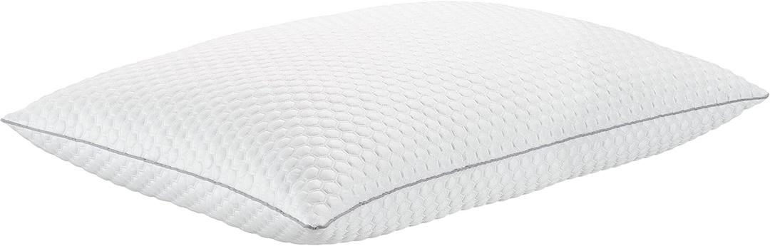 Columbia Comfort Ice Fiber Soft Down Alternative Bed Pillow - Instant Cooling 2 Sided Ice Fiber Cover - Supportive & Cozy Polyester Fiber - Back & Stomach Sleeper, King