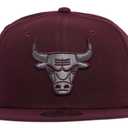 New Era 9Fifty Cap Chicago Bulls Ripstop Front Maroon