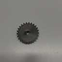 uxcell 25 Tooth Roller Sprocket B Type, #25 Chain, Single Strand 1/4" Pitch, 8mm Bore Black Oxide C45 Carbon Steel with Set Screws for ISO 04C