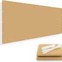 SUNNY GUARD Shade Cloth 4/6/8/10/12 FT Sun Shade Screen Fabric Shade Cover Tarp with Grommets for Pergola Backyard Garden, Sand