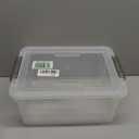 Citylife 17 QT Plastic Storage Bins with Latching Lids Stackable Storage Containers for Organizing Large Clear Storage Box for Garage, Closet, Classroom, Kitchen, 1 Pack