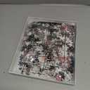 Pink Rose Puzzles for Adults 1000 Pieces, Larkipuzz Flower Leaves Jigsaw Puzzle, Difficult Floral Plant Puzzles for Wall Decoration