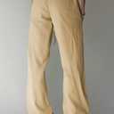 PIDOGYM Mens Cotton Linen Pants, Summer Beach Pants Casual Loose Fit with Elastic Waist Drawstring Large
