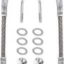 Universal Snowmobile Ice Scratchers Kit Compatible with Polaris Arctic-Cat Ski doo All Reverse & Non-Reverse Gear Equipped Snowmobiles Cable of Track Height Above 2-1/2" (2 Pack)