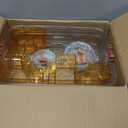 8-in-1 Dwarf Hamster Cage, No Assembly Full Transparent, Small Desktop/Breeding/Nursery Cage, 16.93×11.81×9.45 in, Fits Small Space/Kid’s Room, for Dwarf & Baby Hamsters
