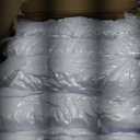 Blxsif Spandex Folding Chair Covers - 100PCS Outdoor Wedding Chair Cover Stretchy Slipcovers for Birthday Party Banquet Event(White) (White Folding Chair) (15.7"D x 18.5"W x 30.17"H)