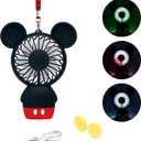 Mickey Lanyard with Rechargable Fan Buddy