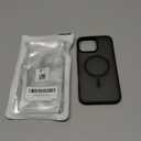 SUPFINE Magnetic for iPhone 16 Pro Max Case (Compatible with MagSafe) (Military Grade Drop Protection) Translucent Matte Shockproof Phone Cover, Black