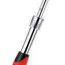 Extendable Ratchet Torque Wrench - 1/2" Drive Ratchet Socket Wrench 72-Tooth Quick-Release Reversible Hand Tools, Red
