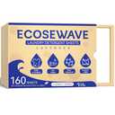 EcoseWave Laundry Detergent Sheets, 160 sheets, Fresh linen Scent, Hypoallergenic and Eco-Friendly Laundry Strip, Perfect for Travel Camping,Apartments, Dorms