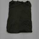 Amazon Essentials Women's Short-Sleeve Scoop Neck Swing Dress (Large, Black)