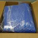 MADHOLLY Spa Hot Tub Cover for Heat Retention - 7FT Dia Round 16-Mil Heavy-Duty Bubble Solar Blanket for Preventing Water Evaporation, Easy to Cut and Clean