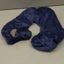 Automatic Inflatable Travel Pillow U-Shaped Neck Support Pillow Cover for Airplane Bus Train Camping