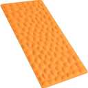 Non-Slip Bathtub Mat OTHWAY Soft Rubber Bathroom Bathmat with Strong Suction Cups (Orange, 16x31.5 inch)